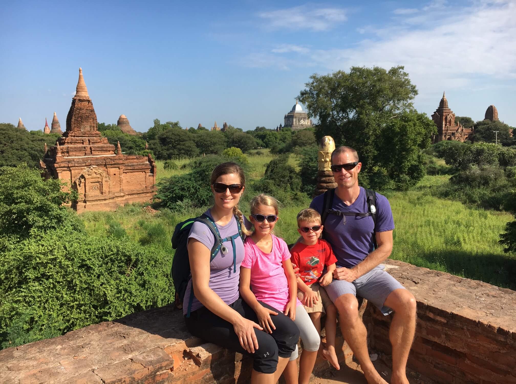Myanmar at the Bagan temples